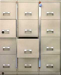 File Cabinet Locking Bars Secure Files In Cabinets With One Lock