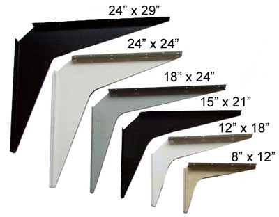 Workstation And Counter Support Brackets